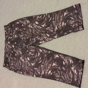 Danskin Yoga Pants Gray Purple Medium 8-10